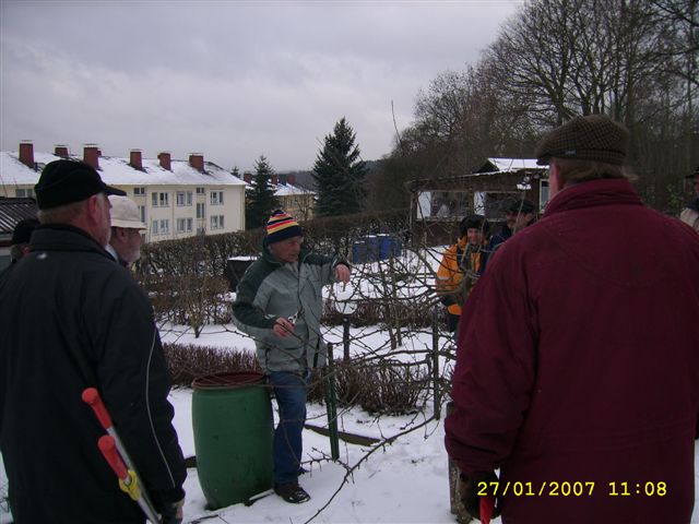 Verabschiedung von Gartenfreund Günther Hoffmann
