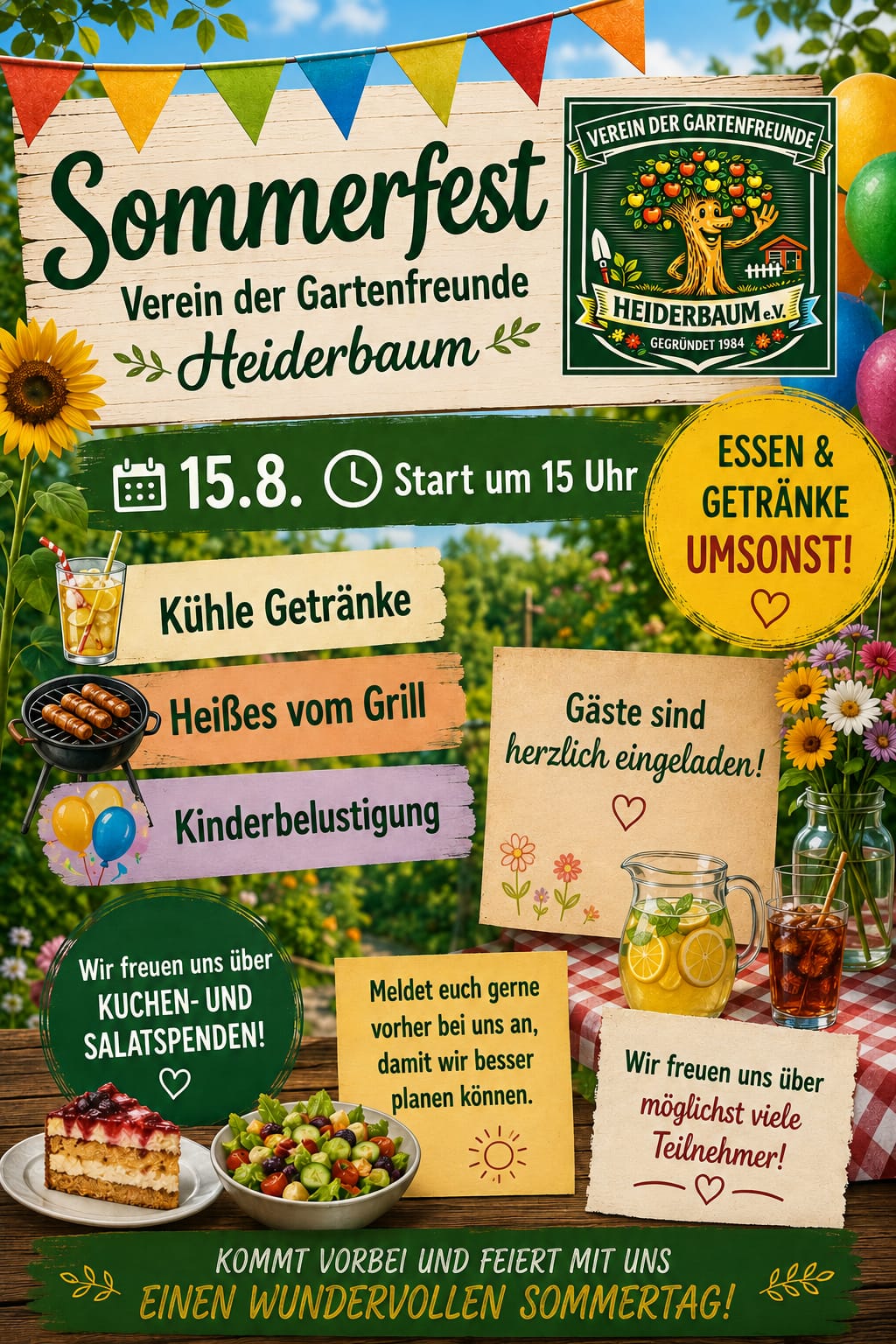 Sommerfest des Kleingärtnervereins Heiderbaum - Attendorn